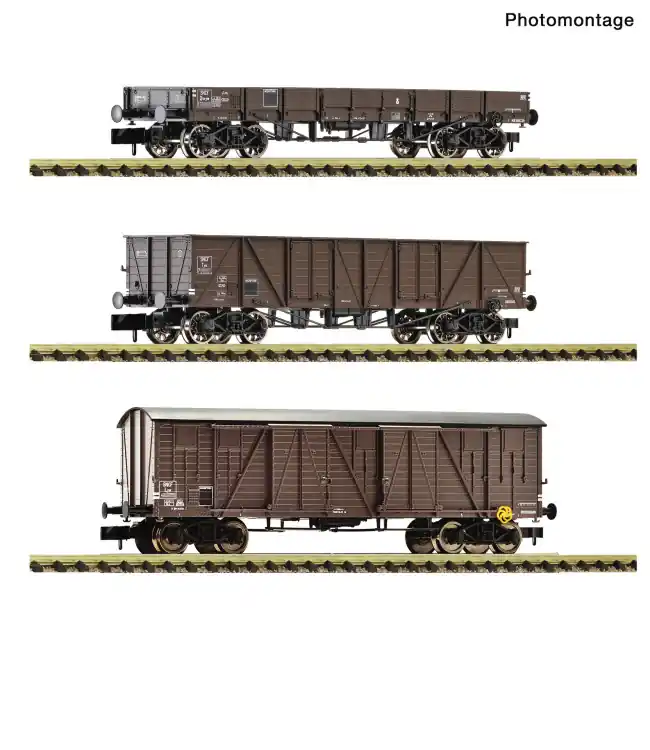 Fleischmann 6660167 - 3er Set Güterwagen SNCF Koop Online
