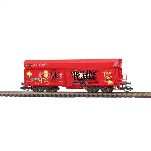 Weekendaanbieding Busch 31327 - 1/87 KOHLEWAGEN GRAFFITI FALS 164