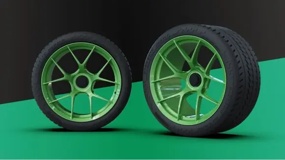 PORSCHE GT3 RS (992.1) MAGNESIUM RIMS 20"/21" WITH VENTILATORS Beperkt Aanbod