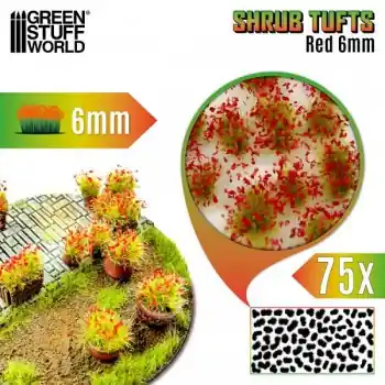 TUFTS MATORRAL - RED FLOWERS SHRUB TUFT 6 MM Bestel Nu