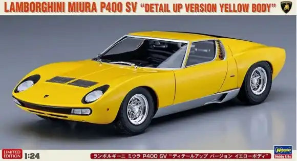 Lage Kosten LAMBORGHINI MIURA P400 SV "DETAIL UP VERSION YELLOW BODY"