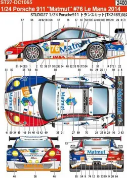 PORSCHE 911 MATMUT LE MANS 2014 Goedkoop