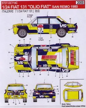 Koopje FIAT 131 OLIO FIAT SAN REMO 1980