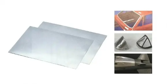 Express Levering STICKER ULTRA FIN ALUMINIUM (2PCS.)
