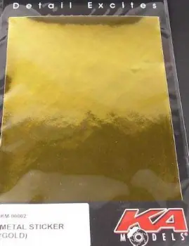 METAL STICKER GOLD Hete Deal