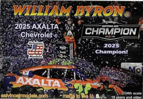 Hoge Kwaliteit HENDRICK MOTORSPORTS 2025 WILLIAM BYRON DAYTONA 500 WINNER