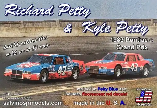 Exclusieve Aanbieding RICHARD & KYLE PETTY COMBO 1982 PONTIAC GRAND PRIX NORTH WILKSBORO