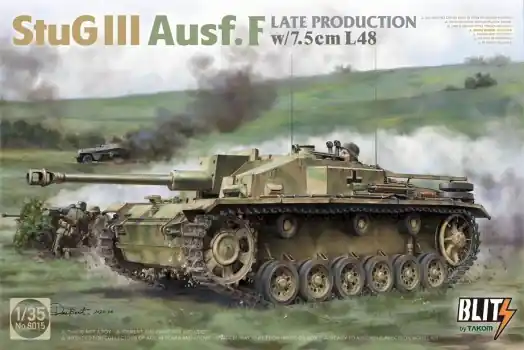 Koop Online STUG III AUSF. F LATE PRODUCTION WITH 7.5CM L/48