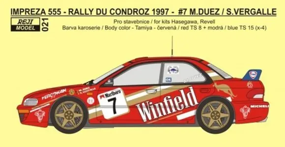 SUBARU IMPREZA WRX CONDROZ 1997 DUEZ Premium