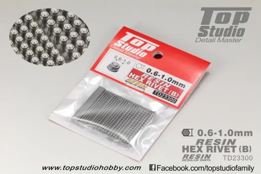 Weekendaanbieding 0.6-1.0MM RESIN HEX RIVET B