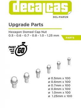 Bestel Nu HEXAGON DOMED CAP NUT 0.5 - 0.6 - 0.7 - 0.8 - 1.0 - 1.25 MM