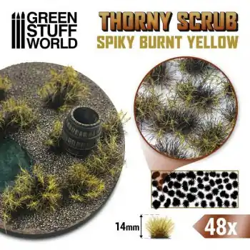 THORNY SPIKY SCRUB - DRY GREEN Nieuw