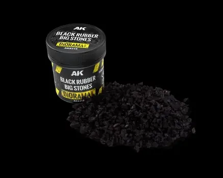 Speciale Aanbieding BLACK RUBBER BIG STONES