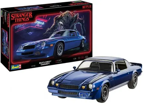 MODEL SET "STRANGER THINGS" CHEVY CAMARO Z-28 Dagaanbieding
