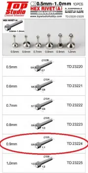 0.9MM HEX RIVETS (A) Rechtstreeks Van De Fabrikant