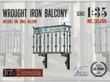 WROUGHT IRON BALCONY Actieprijs