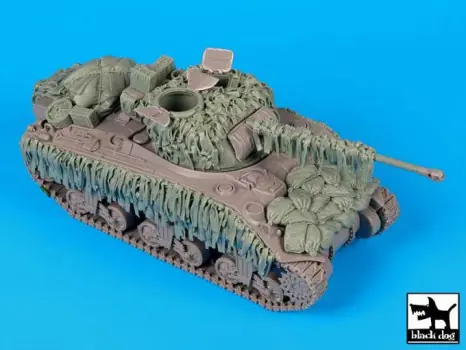 Flitsaanbieding BRITISH SHERMAN FIREFLY HESSIAN CAMO