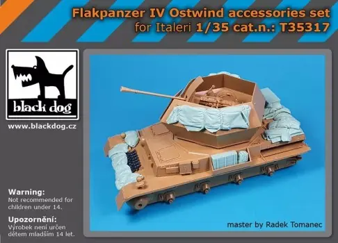 FLAKPANZER IV OSTWIND ACCESSORIES SET FOR ITALERI Nieuw