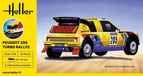 PEUGEOT 205 TURBO RALLY STARTER KIT Exclusieve Aanbieding