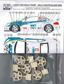 PEUGEOT 307 WRC BOHEMIA DEUTSCHLAND 2006 VOJTECH Shop Nu