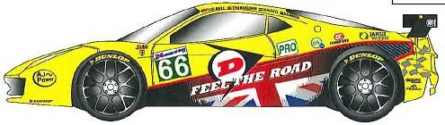 Direct Beschikbaar FERRARI 458 JMW MOTORSPORT