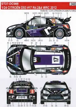 Direct Beschikbaar CITROEN DS3 WRC 2012