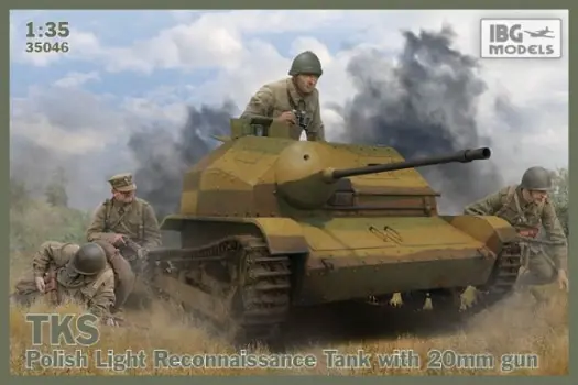 TKS TANKETTE WITH 20MM GUN Fabrieksprijs