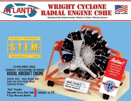 WRIGHT CYCLONE 9 RADICAL ENGINE C9HE Shop Nu