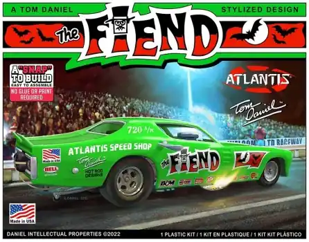 Must-Have TOM DANIEL THE FIEND CLASSIC FUNNY CAR - A TOM DANIEL STYLIZED