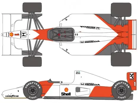 MCLAREN MP4/7 HONDA Hete Deal