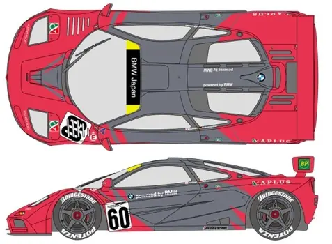 Uitverkoop F1 GTR 1996 JGTC FOR "MCLAREN F1 GTR SHORT TAIL - BPR ZHUHAI 1996 - 6" BY F.