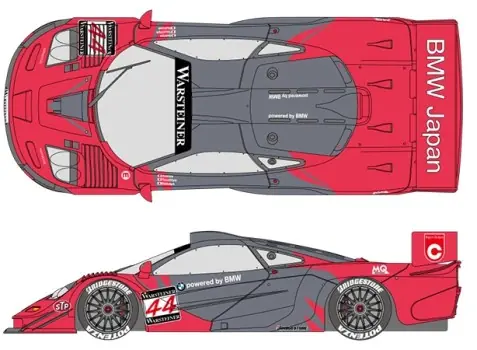 F1 GTR 1997 SUZUKA 1000km 44 FOR "MCLAREN F1 GTR 1997 LE MANS 24H 44", ETC. BY A. Hete Deal