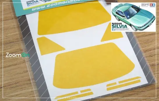WINDOWS AND LIGHT PAINTING MASKS NISSAN SILVIA S13 Aanbieding