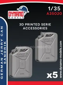 GERMAN JERRY CAN "SANDRIK" (5 x OPEN CAP/ 5 X CLOSED CAP) Betaalbaar