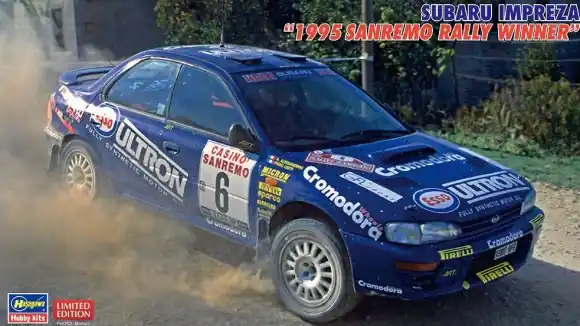 Superprijs SUBARU IMPREZA "1995 SANREMO RALLY WINNER"
