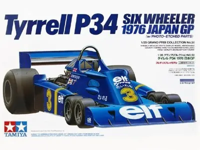 Hoge Kwaliteit TYRRELL 6 WHEELER - AIR FUNNELS (for Tamiya 20053, 20058)