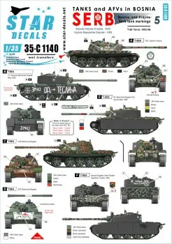 TANKS AND AFVS IN BOSNIA NO.5 SERBIAN T-55A Nu Kopen
