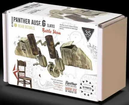 Koop Online PANTHER AUSF.G [LATE] REAR DETAILS BATTLE WORN