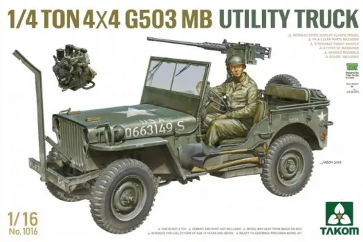 1/4 TON 4X4 G503 MB UTILITY TRUCK Laatste Kans