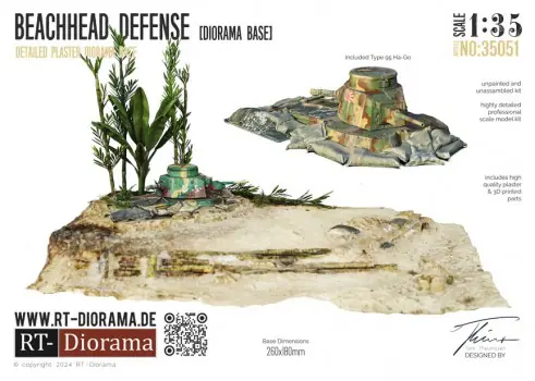 DIORAMA BASE BEACHHEAD DEFENSE Express Levering