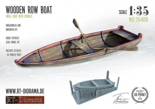Favoriet WOODEN ROW BOAT