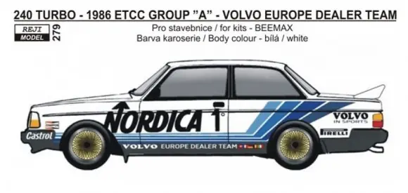 VOLVO 240 TURBO 1986 NORDICA Rechtstreeks Van De Fabrikant