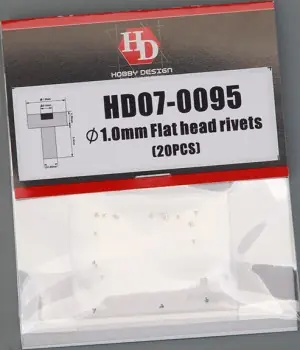1.0MM FLAT HEAD RIVETS Voordeelprijs