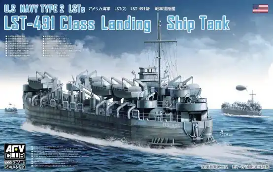 Superprijs US NAVY TYPE 2 LST-491 CLASS LANDING SHIP TANK