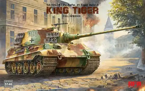 Laatste Kans SD. KFZ. 182 PZ. KPFW. VI TIGER AUSF. B KING TIGER FULL INTERIOR