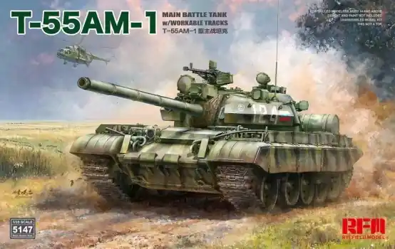 Hoge Kwaliteit T-55AM-1 MAIN BATTLE TANK