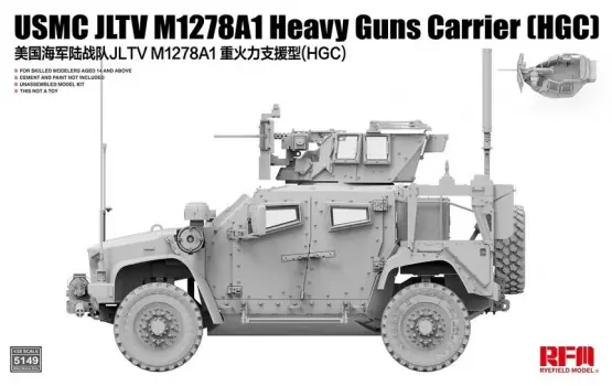 USMC JLTV M1278A1 HEAVY GUNS CARRIER (HGC) Betrouwbaar
