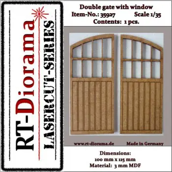 LASERCUT DOPPELTOR MIT FENSTER GROSS Goedkoop
