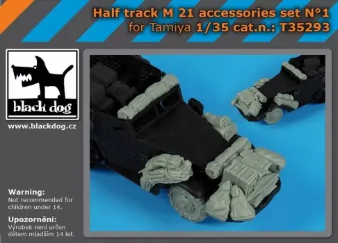 Op = Op HALF TRACK M 21 ACCESSORIES SET N°1 FOR TAMIYA