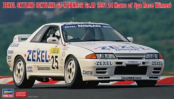 ZEXEL SKYLINE GT-R BNR32 GR. A 1991 24 HOURS OF SPA RACE WINNER Gecertificeerd